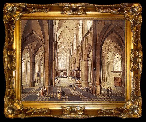 framed  NEEFFS, Pieter the Elder Interior of a Church ag, ta009-2